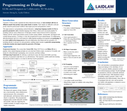 Programming as Dialogue: LLMs and Designers in Collaborative 3D Modeling