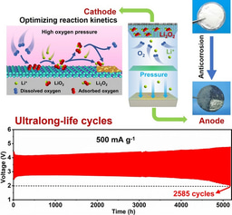 Oxygen-Pressure Protocol Breaking Cycle Limit of Continuously Reversible Lithium-Oxygen Batteries