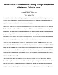 LiA Written Reflection