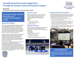 Strengthening Community Engagement throught the SFKC Program Summer Poster