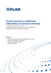 T6. Factor humano y resiliencia cibernética en bancos centrales