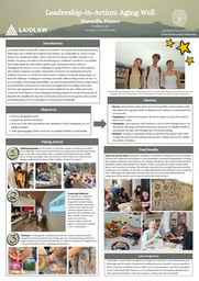 Leadership-in-Action Poster - Aging Well Marseille France