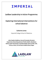Exploring International Interventions for School Absence Laidlaw Leadership in Action Report CJames 2026