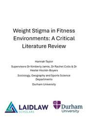 Weight Stigma in Fitness Environments: A Critical Literature Review