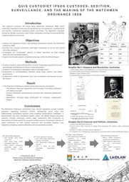 Quis custodiet ipsos custodes: sedition, surveillance, and the making of the Watchmen Ordinance 1928_Poster