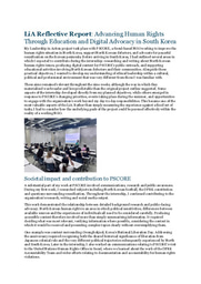 LiA Reflective Report: Advancing Human Rights Through Education and Digital Advocacy in South Korea