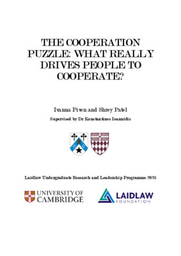 The Cooperation Puzzle: What really drives people to Cooperate?