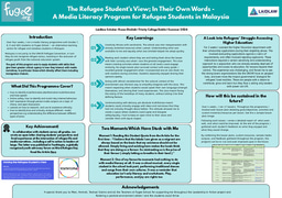 The Refugee Student’s View; A Media Literacy Programme