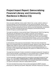 Final Impact Report, 2000+ words. 