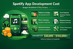 Cost Breakdown of Developing a Music Streaming App Similar to Spotify