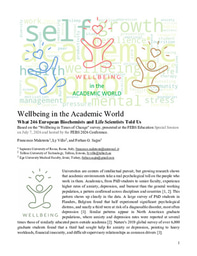 FEBS Education and Training Committee Report on Wellbeing.