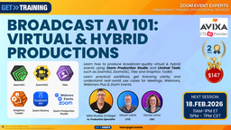 Learn how to take Zoom to Broadcast AV level!
