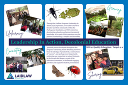 Leadership in Action Poster - Decolonial Education in Ecuador