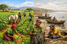 African green growth initiatives have a positive impact on agricultural productivity but not on fisheries