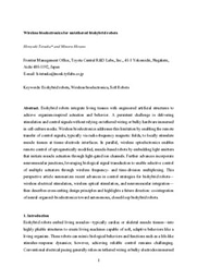 Wireless bioelectronics for untethered biohybrid robots