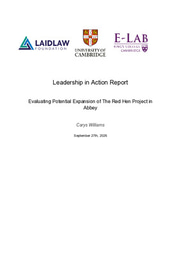 LIA Output - Evaluating Potential Expansion of The Red Hen Project in Abbey
