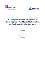 Accuracy–Performance Trade-offs in Ozaki-Inspired FP16 Matrix Multiplication on Qualcomm Mobile Hardware