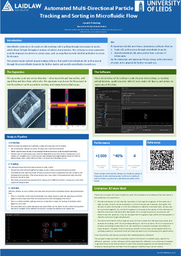 Research Poster: Automated Multi-Directional Particle Tracking and Sorting in Microfluidic Flow