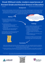 Research Poster: Greek Without Limits