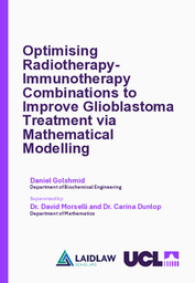 Optimising Radiotherapy-Immunotherapy Combinations to Improve Glioblastoma Treatment via Mathematical Modelling