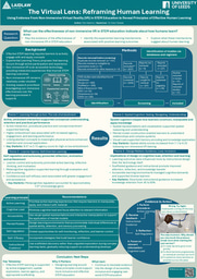 Research Poster - The Virtual Lens: Reframing Human Learning