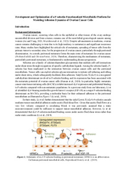 Research Report: Development and Optimization of a P-selectin-Functionalized Microfluidic Platform for Modeling Adhesion Dynamics of Ovarian Cancer Cells