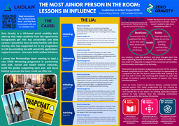 The most junior person in the room: lessons in influence