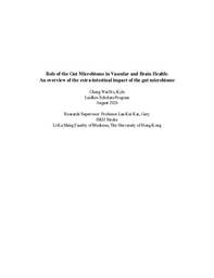 Role of the Gut Microbiome in Vascular and Brain Health