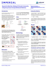 Beyond the Black Box: Making AI Clinically Trustworthy using Group-Aware Stochastic Concept Bottleneck Machines