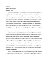 LiA Essay