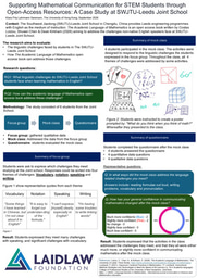Research poster: Supporting Mathematical Communication for STEM Students through Open-Access Resources: A Case Study at SWJTU-Leeds Joint School