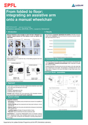 My Laidlaw Summer Research at the BIOROB Lab (EPFL)