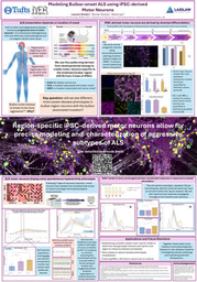 Research Poster: Modeling Bulbar-onset ALS using iPSC-derived Motor Neurons