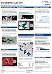 Machine Learning for Automated Detection of Transcellular Pores Poster 