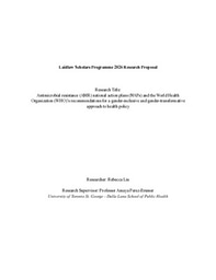 Rebecca Liu - Final Laidlaw Research Proposal