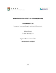 Not worth doing: Why students outsource course work to AI?