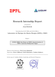 Research Report: Hunting Ghost Particles at CERN