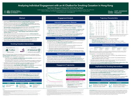 Analyzing Individual Engagement with an AI Chatbot for Smoking Cessation in Hong Kong: Research Summer 2026 Poster