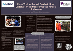 Research Poster: Muay Thai as Sacred Combat