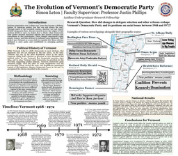 Poster: The Evolution of Vermont's Democratic Party