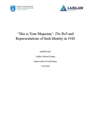 'This is Your Magazine': The Bell and Representations of Irish Identity in 1942