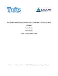 Research Paper: Intimate Partner Violence Risk Amongst the Tradwife Movement