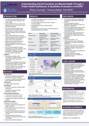 Research Poster: Understanding Opioid Overdose and Mental Health Through a Public Health Dashboard: A Qualitative Evaluation of mHOPE 