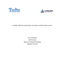 Invisibility Within the Carceral System : Incarceration of South-Asians in America