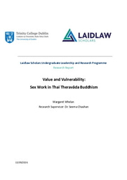 Value and Vulnerability, 
Sex Work in Thai Theravāda Buddhism