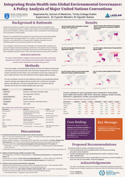 Research Poster: Out of Sight, Out of Mind: How Current UN Environmental Treaties Neglect Brain Health