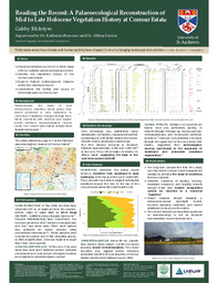 Research Poster: Palaeoecological Vegetation Reconstruction