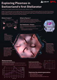 Exploring Plasmas in Switzerland's first Stellarator