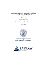[Research Essay] Building a Market for Nature-Based Solutions: Lessons from Capital for Climate