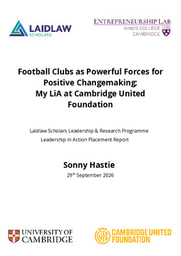LiA Report: Cambridge United Foundation